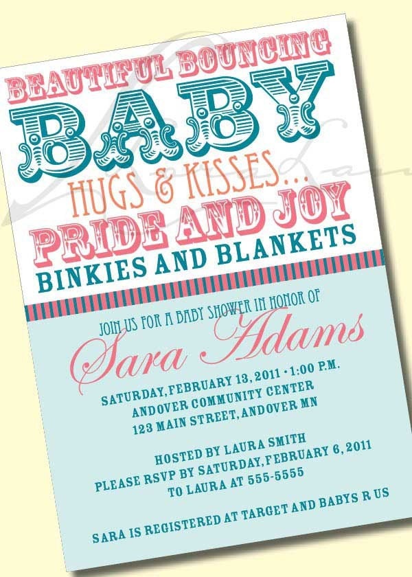NEW ITEM DIY Digital Gender Neutral Modern Baby Shower Invitation Il_570xn