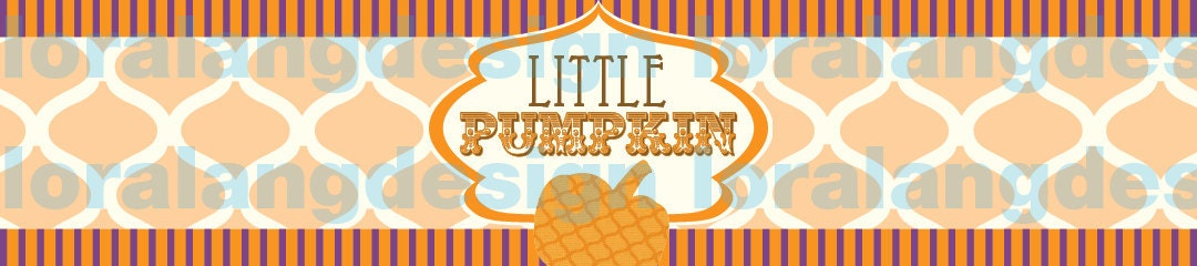 DIY Printable Little Pumpkin Water Bottle Labels Il_570xn