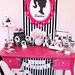 Barbie Inspired Cupcake Toppers Party Circles - Sweet Sophia Collection Inspired by Vintage Barbie - Gwynn Wasson PRINTABLES