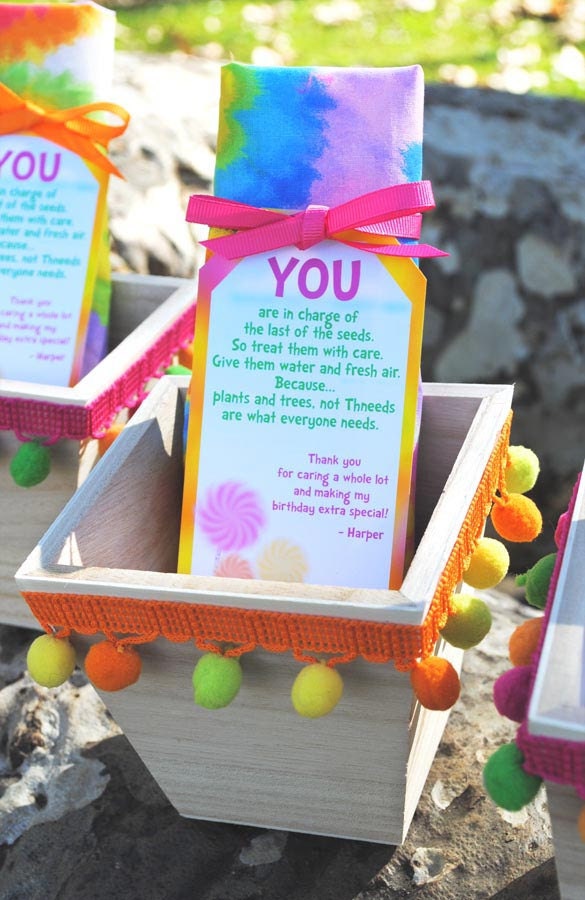 Dr. Seuss LORAX Table Labels - Dr.Seuss Lorax Inspired Collection - Gwynn Wasson Designs PRINTABLES