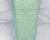 Shawnee  USA 1408 Green Pottery Vase