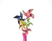 Purple Bohemian Pinwheel Bouquet