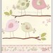Nursery Print Art Decor Kids Print birds ...Shabby chic Pink turtle match to the colors Carousel - French Angel Toile Baby Crib Bedding