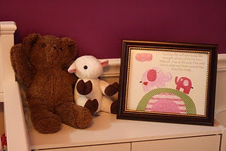 Baby girl nursery, Kids room Print, Nursery wall Art Decor, elephant...First we had each other..pink elephant