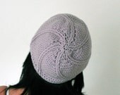 dusty pink hat crochet wool merino delicate fashion feminine for her handmade - the gatria line - merino wool