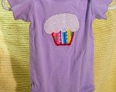 Cupcake one piece body suit