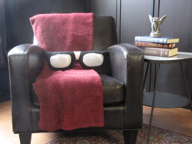 Geek Glasses Pillow - Nerd Glasses Geek Chic Home Decor