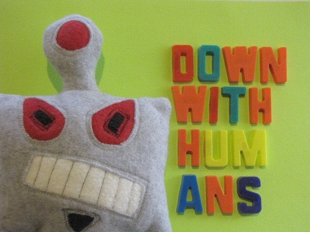 Robot Plush Toy Doll - Evil