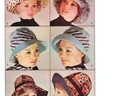 Vintage 60s Hats Sewing Pattern/ 1960s McCall's UNCUT Misses Hat Sewing Pattern 2158
