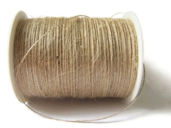 400 Yards Natural Color Burlap String 1-ply Jute by TheJoyfulCup