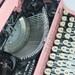 Pink Royal Quiet DeLuxe Manual Typewriter in the Original Case