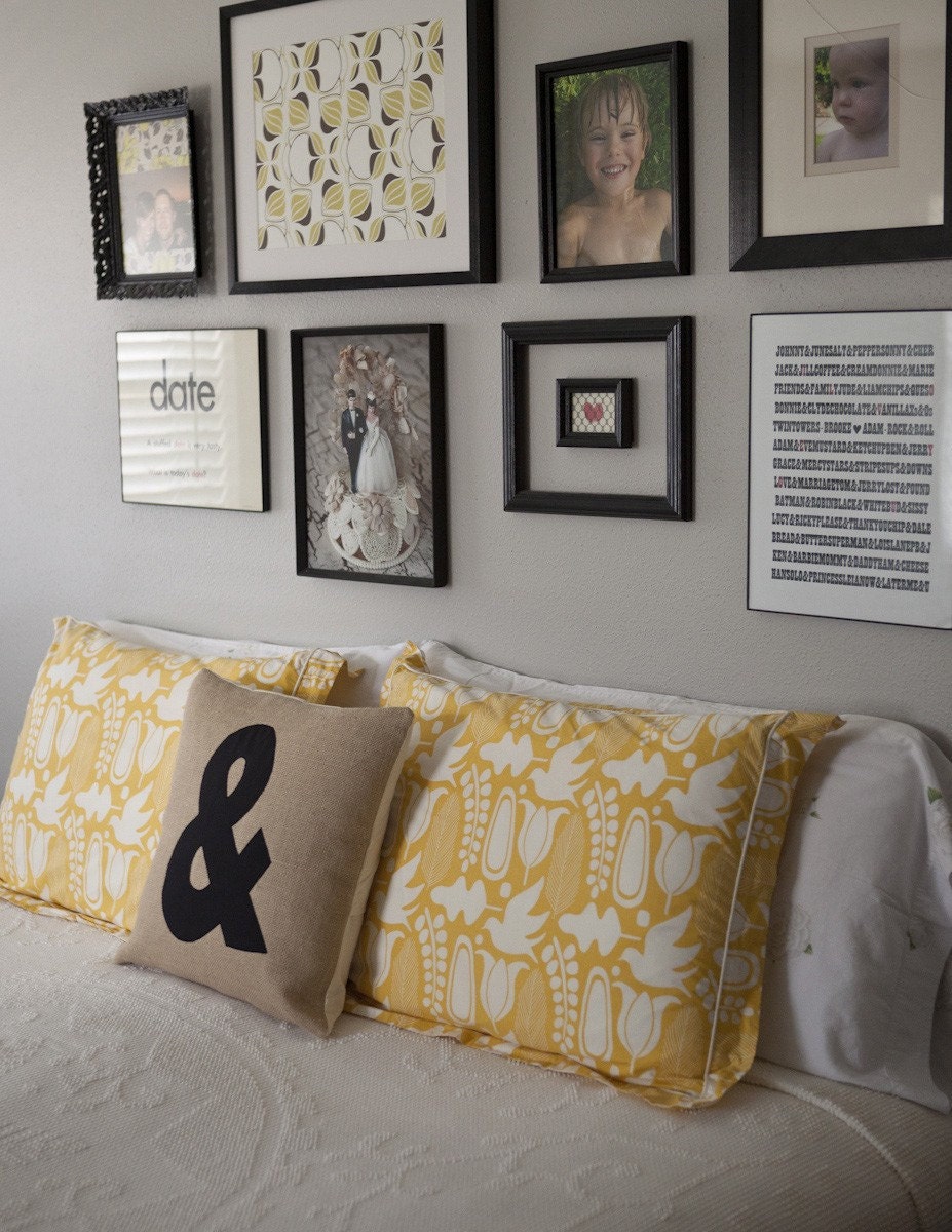 Black Ampersand Pillow
