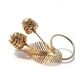 Vintage gold brooch - natural flowing pin