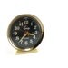 Vintage alarm clock, gold white black with luminous hands