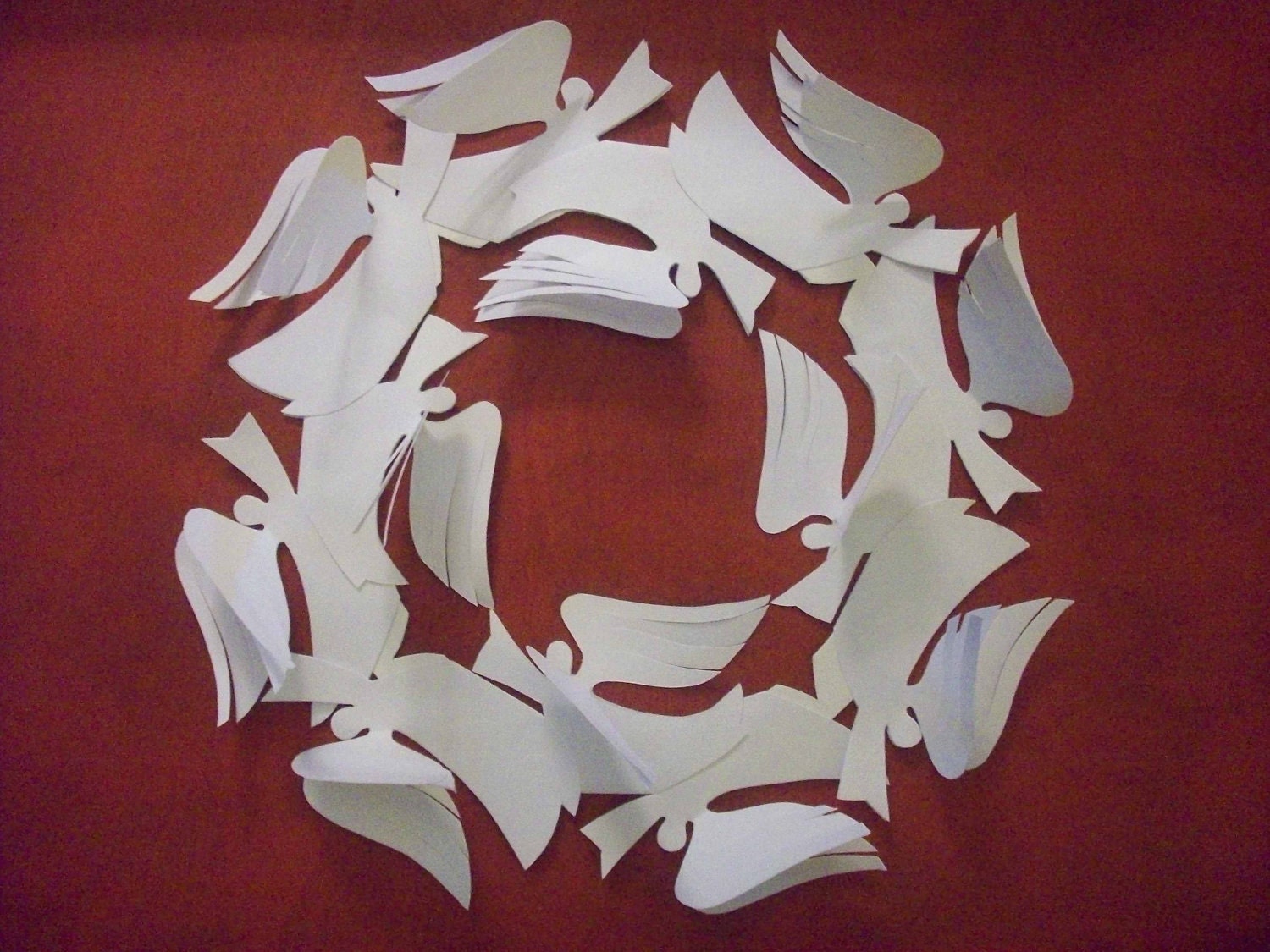 Paper Angels--Paper Angel Wreath