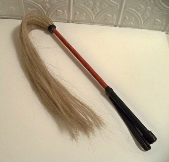 Hand Made Horse Hair Riding Crop Treasurys by MrsRekamepip on Etsy