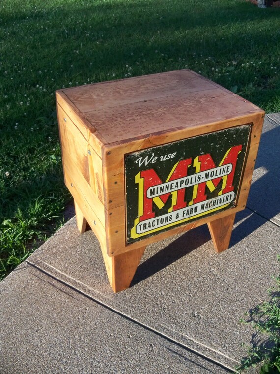 Shipping Crate TABLE M M Tractors Farm Machinery by MrsRekamepip