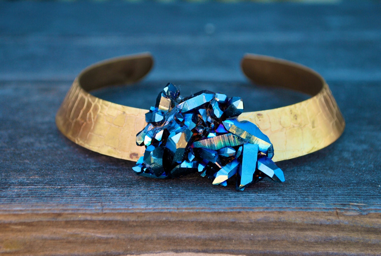 Rainbow Armor Gold Neck Cuff Collar