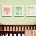 Baby nursery art. Sea creature prints, beach art for kids. Children art marine life. Children bathroom prints. 4 8x10 prints by wallFry