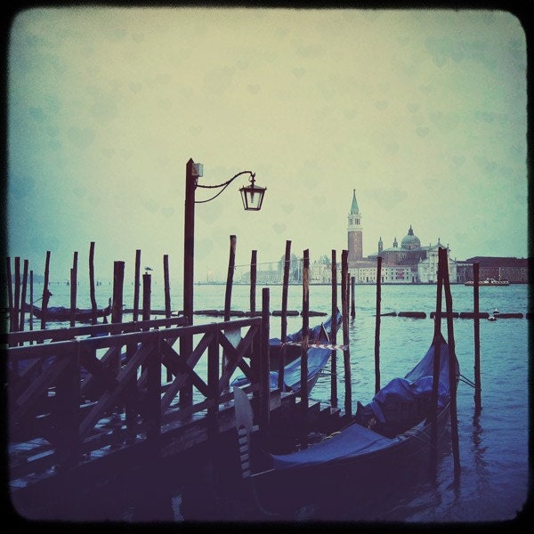 Venice photo - 4x4 Venice photo TTV in blue - Blue Venice