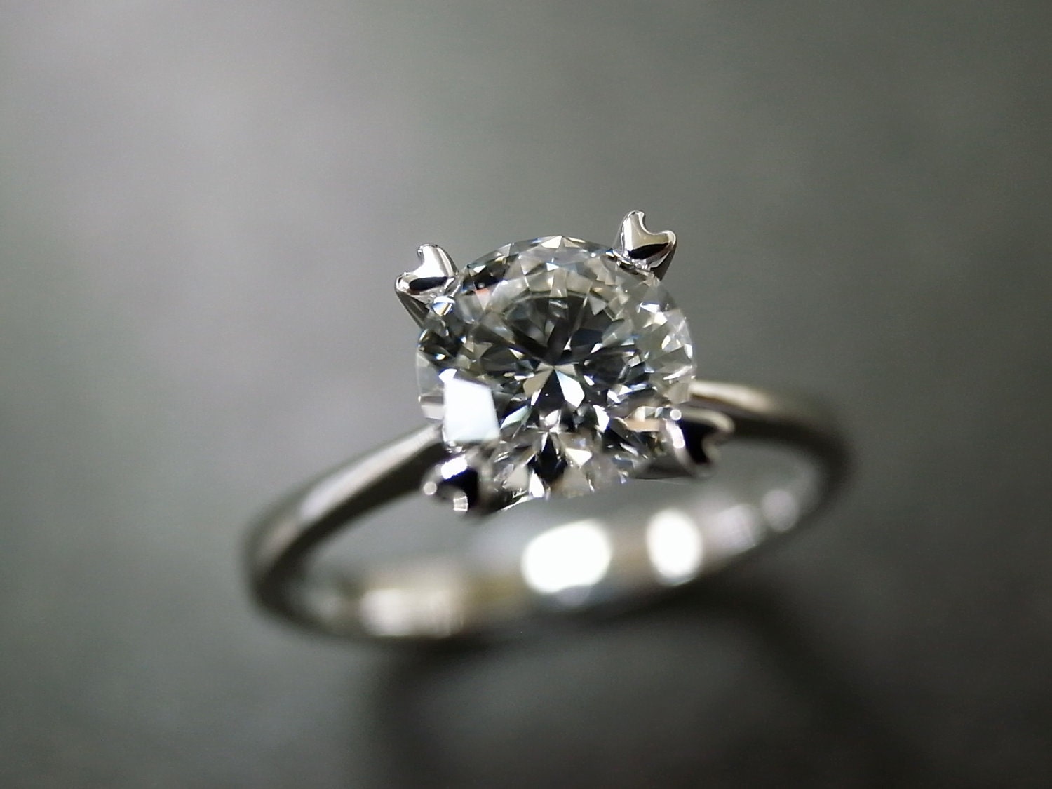 Engagement Wedding Solitaire Diamond Ring
