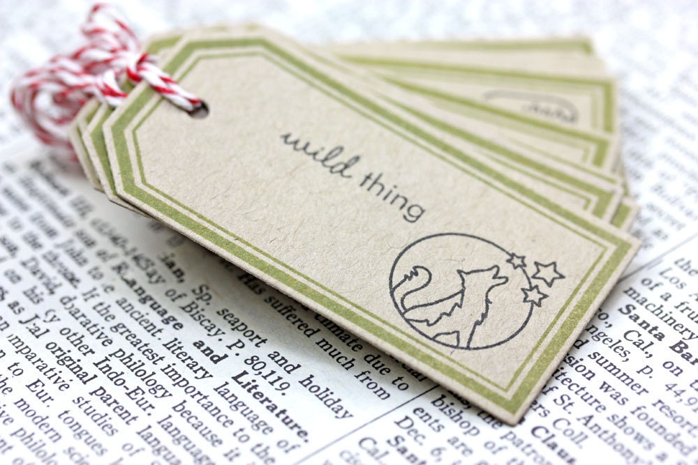 Tiny Halloween Gift Tags - Set of 12