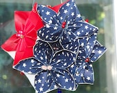 Patriotic Origami Flower Ball Stars in My Eyes