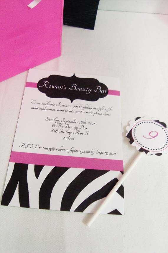 Zebra Party Circles - DIY Printable Parties