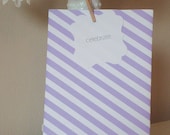 Diagonal Stripe Treat Bags/Favor Bags