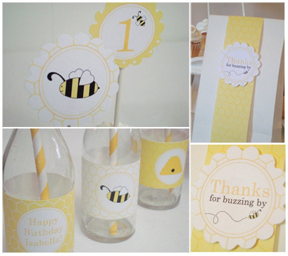 Honey Bee Collection - DIY Printable Parties