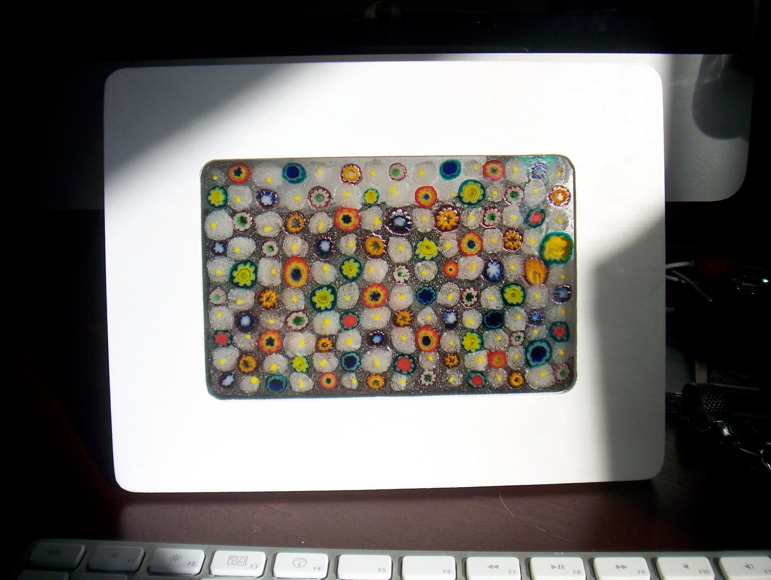 Crazy Quilt in fused glass