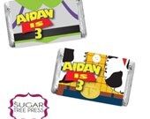 Printable Toy Story 3 Inspired Mini-Hershey  Chocolate Bar Candy Wrapper Party Favor - YOU PRINT U