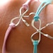 Sterling Silver Forget-Me-Knot Personalized Charm Bracelet