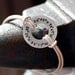 One Hand Stamped 2 Locations of Latitude and Longitude Coordinates on One Washer - Long Distance Relationship Leather Bracelet