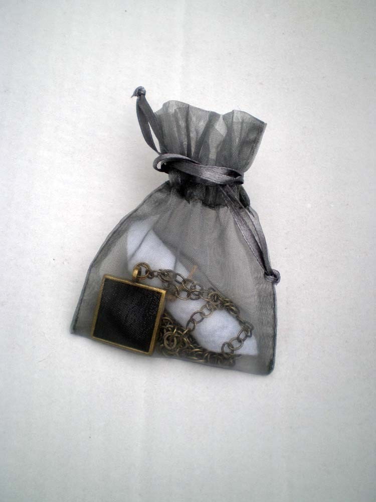 YOU DRAW Chalkboard Blackboard Eco Chic Necklace Jewelry