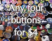 Any four buttons