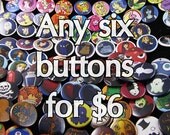 Any six buttons
