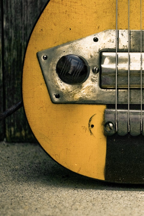Photo of Vintage Steel Guitar - Fine Art Photo Entitled Vintage Steel - 8 X 12