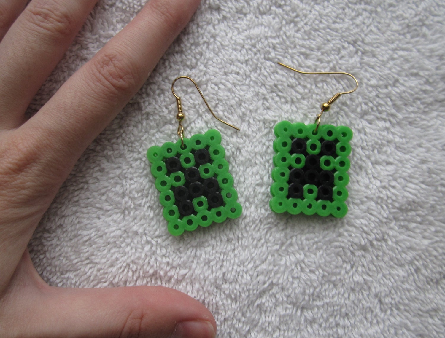 Minecraft Creeper Earrings