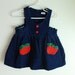 Navy corduroy apple jumper