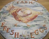 Fresh Eggs Handpainted Farm Sign