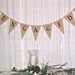 Wedding Banner / I DO / Burlap Banner / Photography Prop / Engagement / Burlap / Bunting