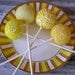 Wedding Cake Pops: Lemon Yellow bridal shower baby shower wedding cake pop favors