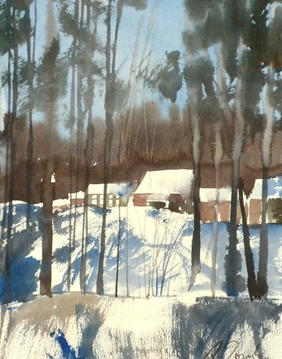 New England Winter-Scape No.76, limited edition of 50 fine art giclee