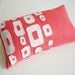 Sukan / Pink Linen Pillow Cover - 12x20 inch