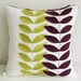 Plant Linen Pillow cover - 16x16