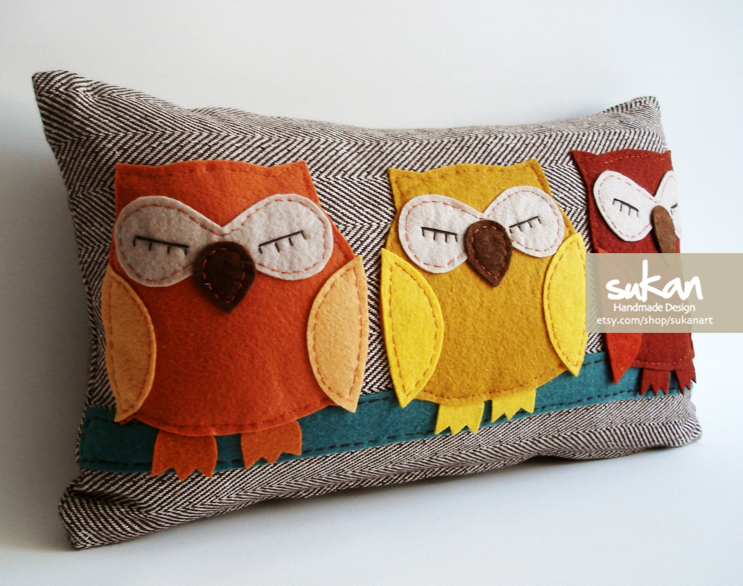 Owls Pillow Cover - 12x20