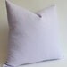 Sukan / SET (2 piece) Lavender Linen pillow cover purple - decorative covers - throw pillows - shams - 20x20 inch