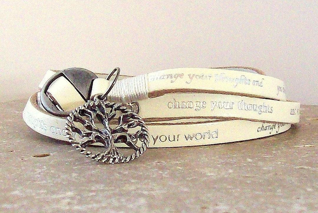 Ivory Change Your Thoughts Bracelet