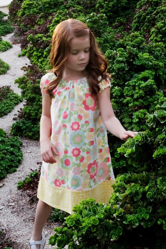 Jubilee Peasant Dress - Spring  -  Size 2T - Ready to Ship
